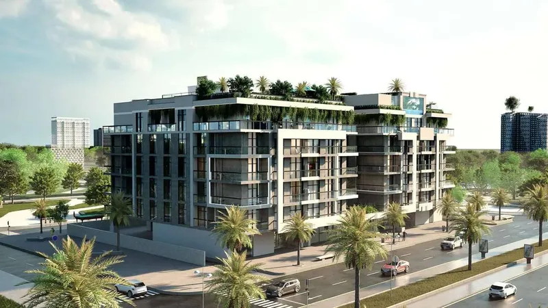 Exterior at High Best Tower in MBR District 11 (Meydan South) Dubai