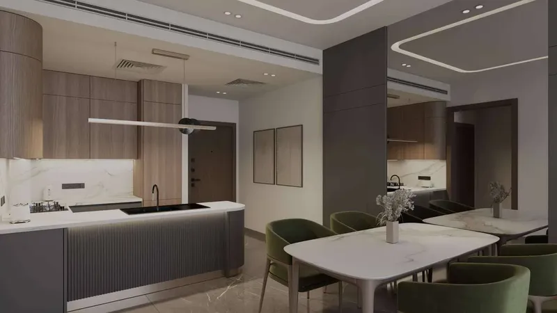 Interior at High Best Tower in MBR District 11 (Meydan South) Dubai
