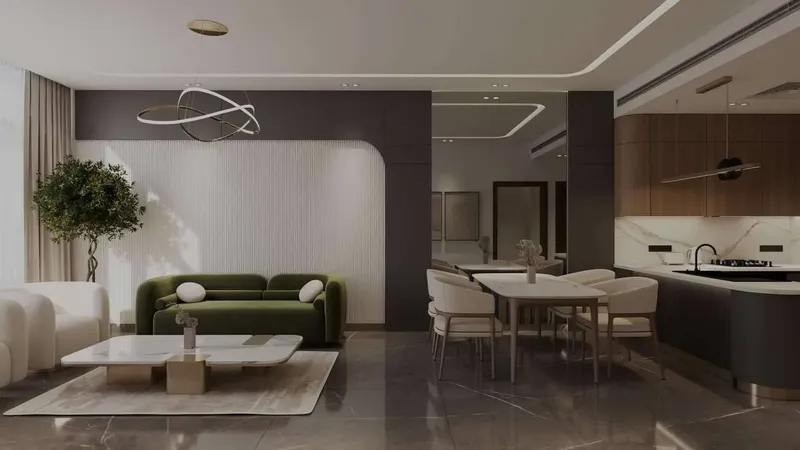 Interior at High Best Tower in MBR District 11 (Meydan South) Dubai