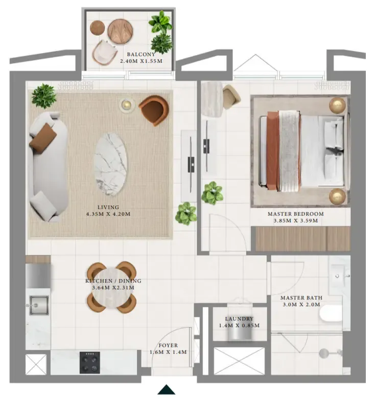 Emaar Hillsedge floor plan
