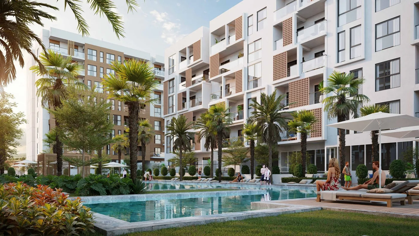 Horizon Pool & Shade Pool Deck amenity image at Hillside Residences