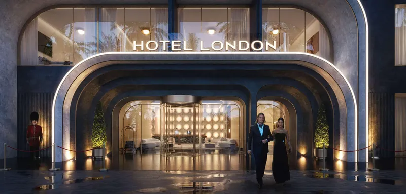 Exterior at Hotel London in World of Islands Dubai