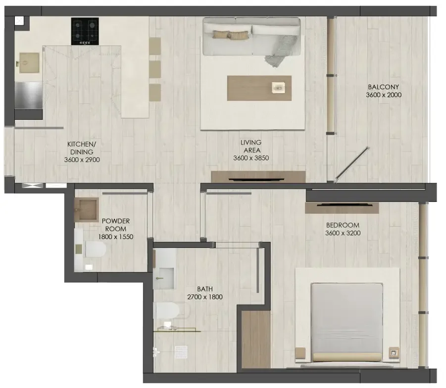JAD Global JAD 288 floor plan
