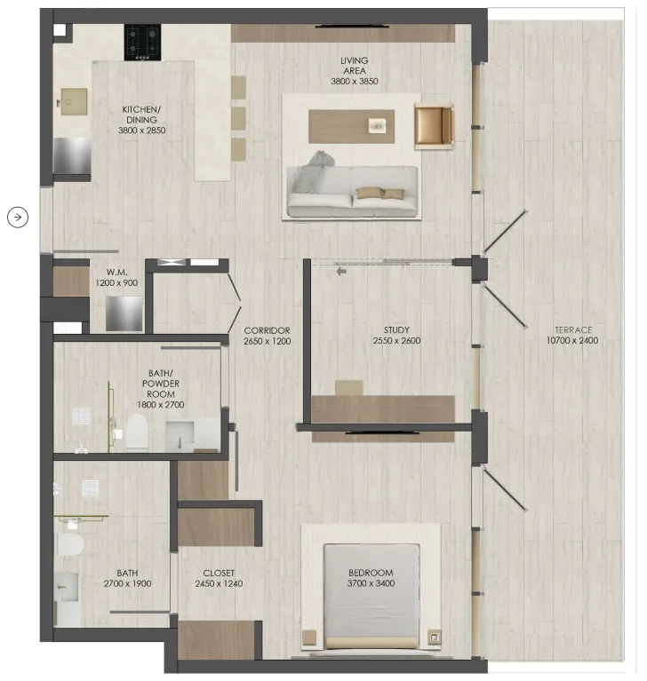 JAD Global JAD 288 floor plan