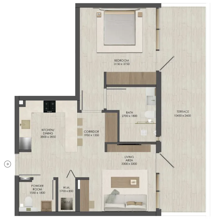 JAD Global JAD 288 floor plan