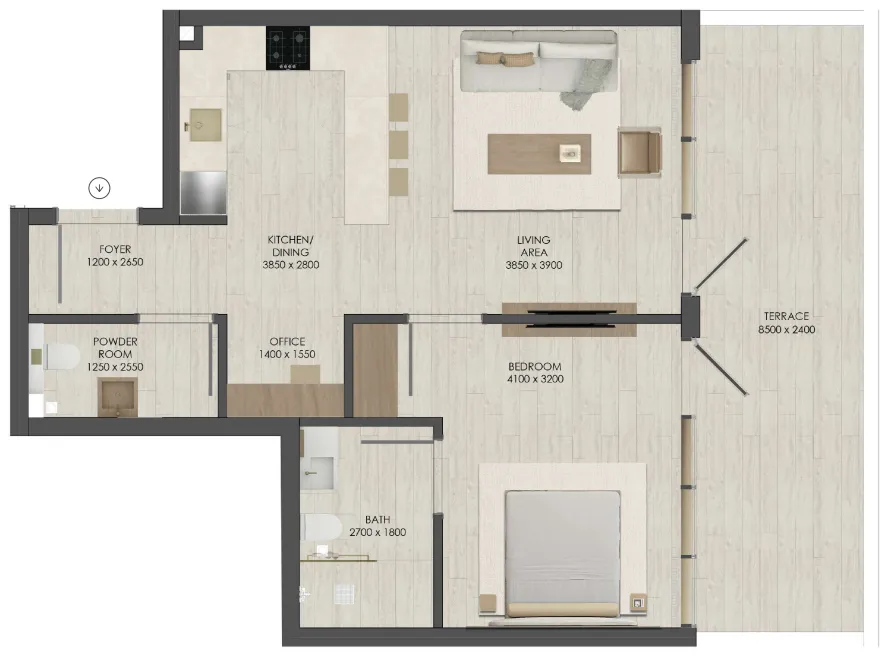 JAD Global JAD 288 floor plan