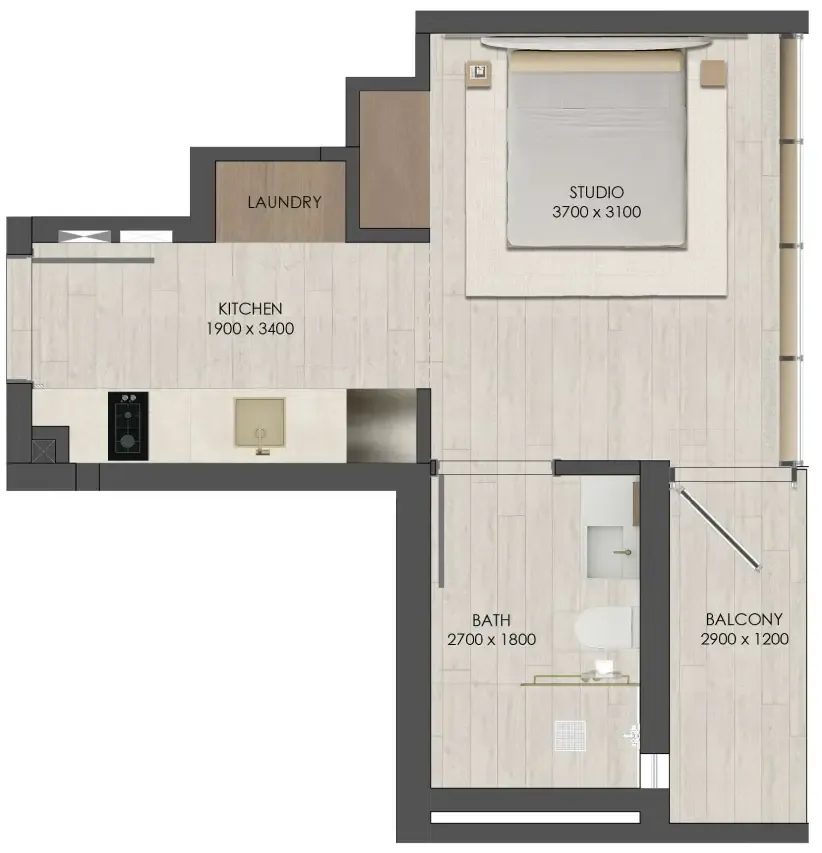 JAD Global JAD 288 floor plan