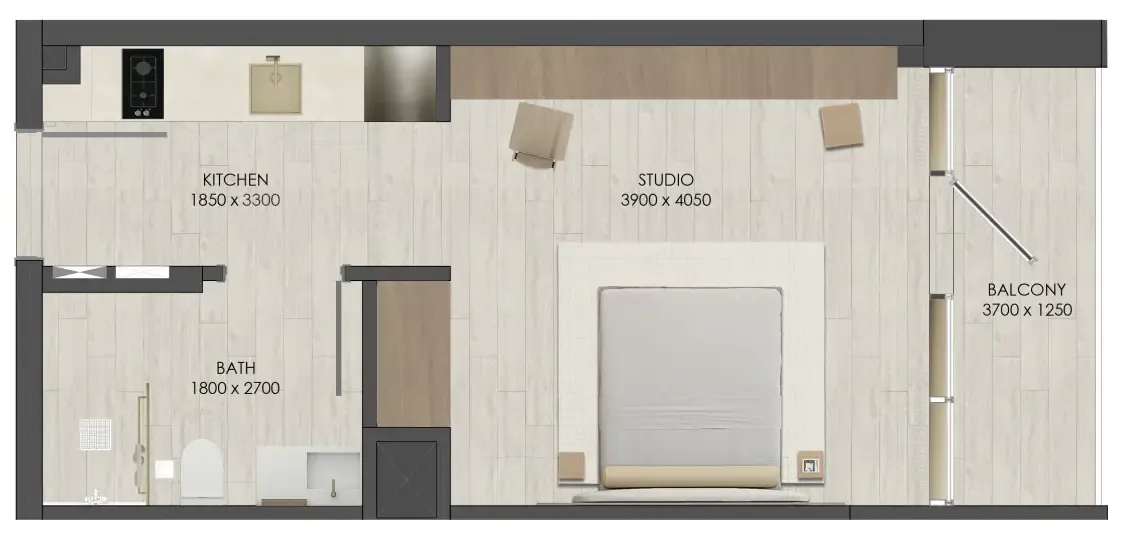 JAD Global JAD 288 floor plan