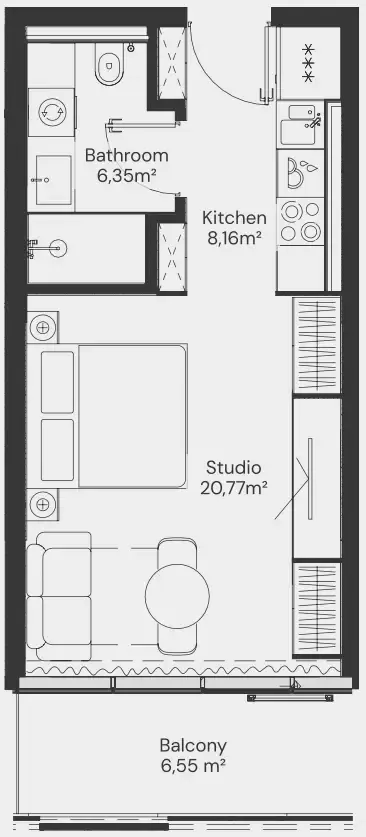 MIRA Developments John Richmond District floor plan