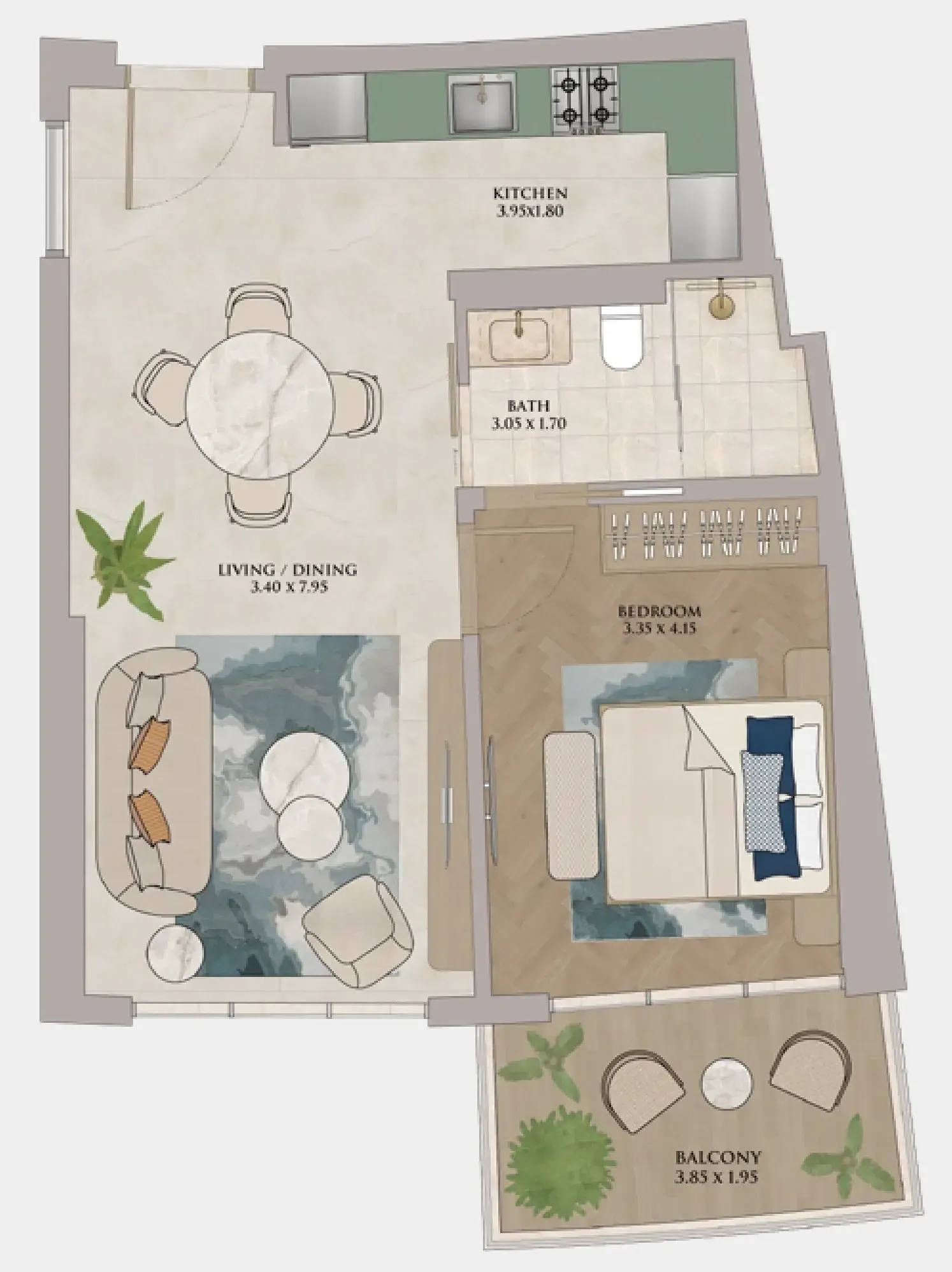 WOW Resorts JW Marriott Residences and Resort floor plan