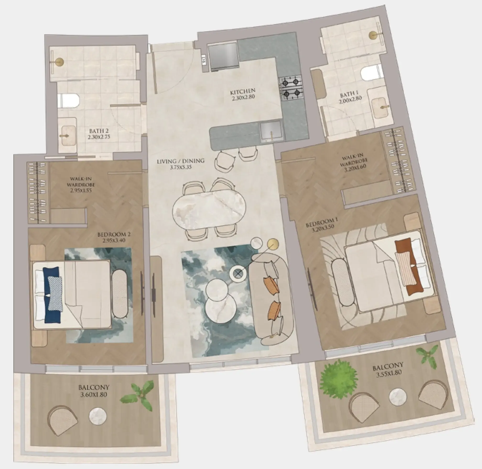 WOW Resorts JW Marriott Residences and Resort floor plan