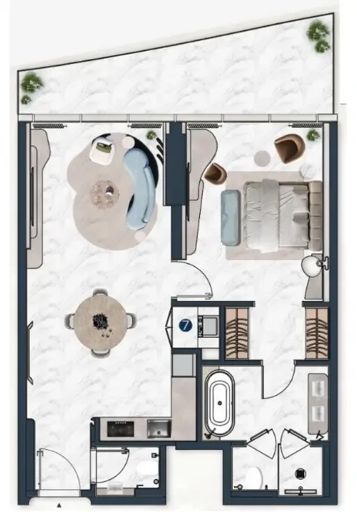 The Luxe La Mazzoni floor plan