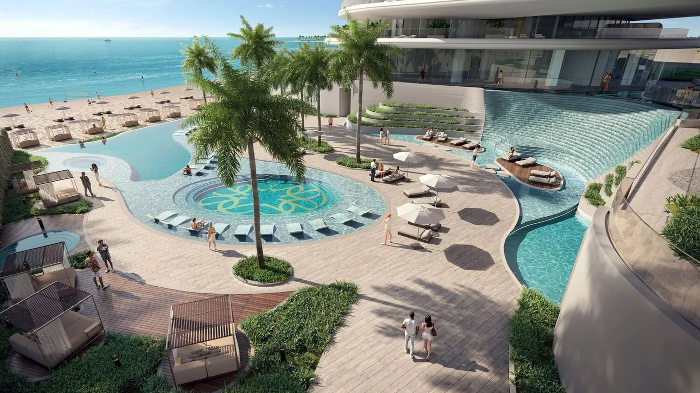 Grand Swimming Pool amenity image at La Mer by Elie Saab