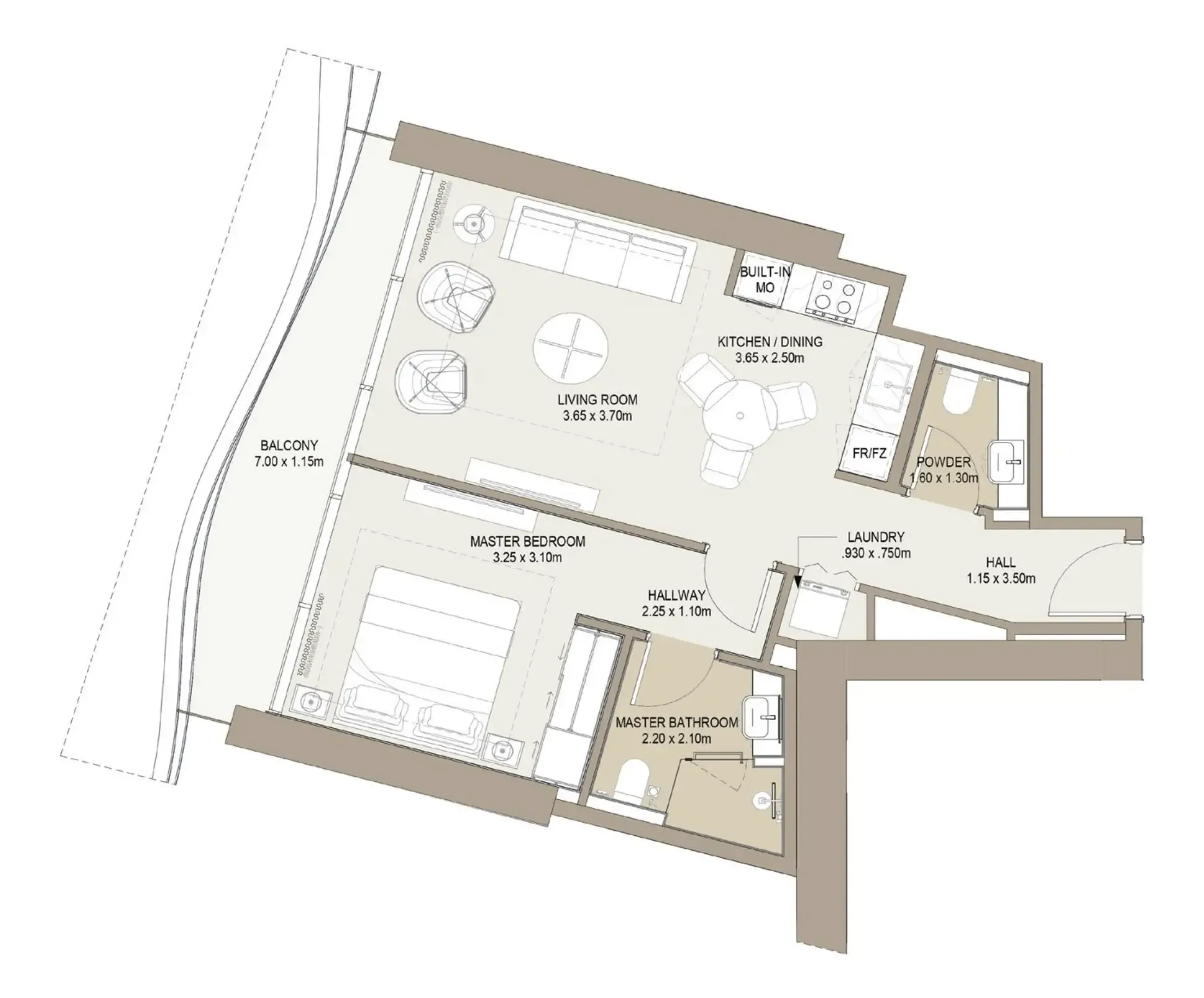 One Development Laguna Residence floor plan