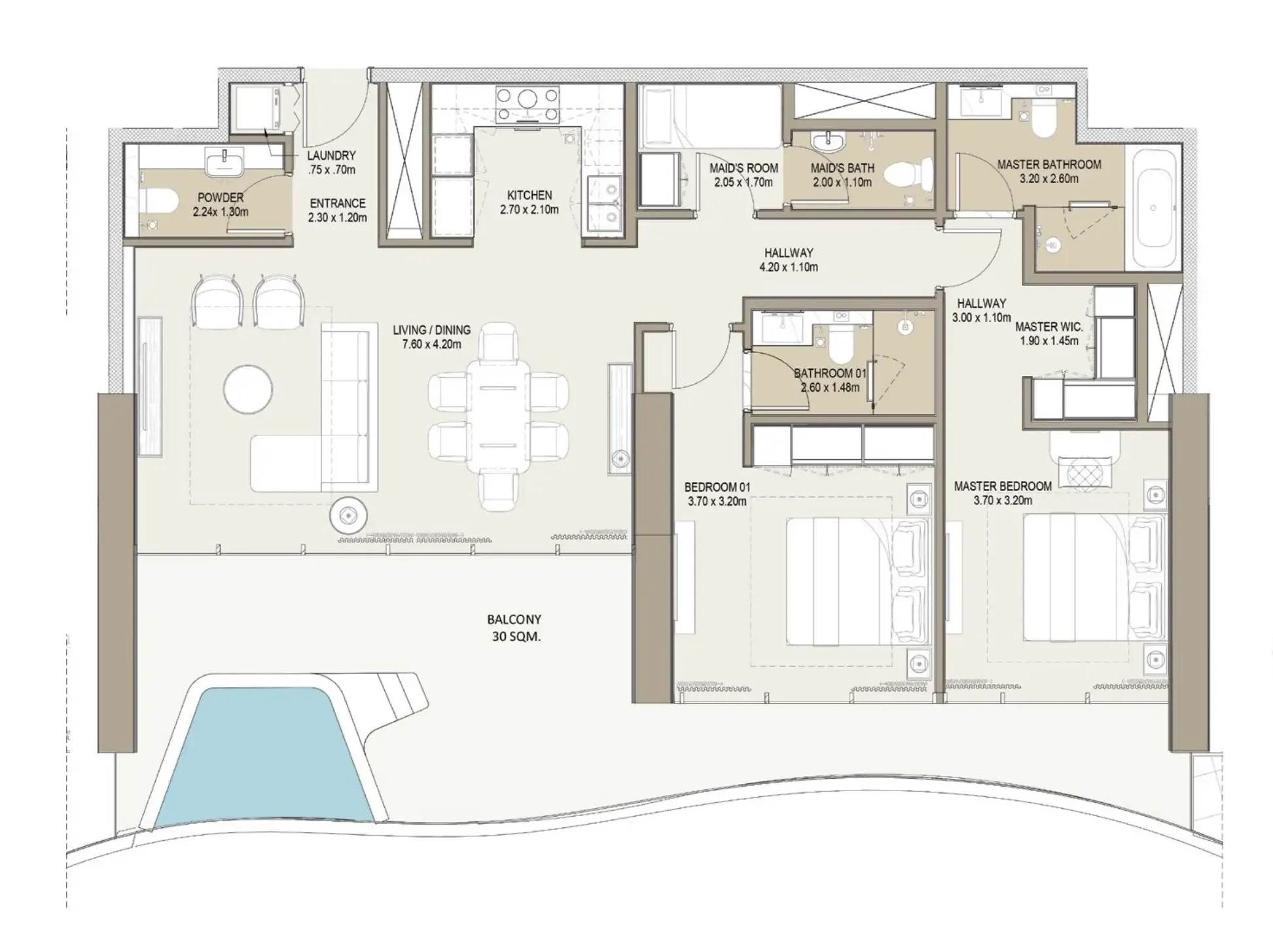 One Development Laguna Residence floor plan