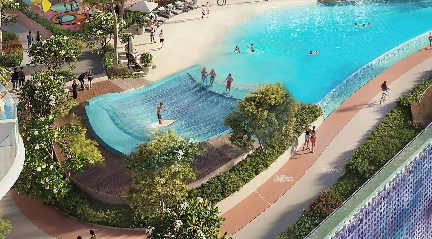 Surf And Slide amenity image at Laguna Residence