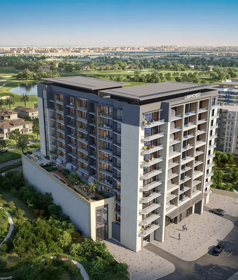 Exterior at Lawncrest in Dubai Production City Dubai