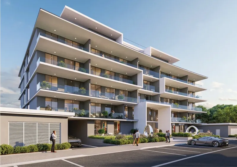 Exterior at Lincoln Star Residence 2 in Dubai South Dubai