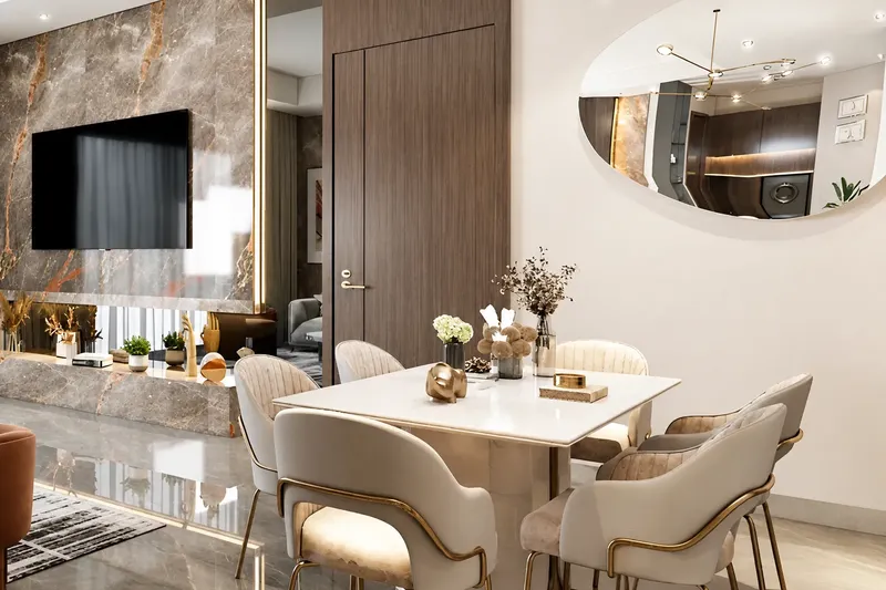 Interior at Lincoln Star Residence 2 in Dubai South Dubai