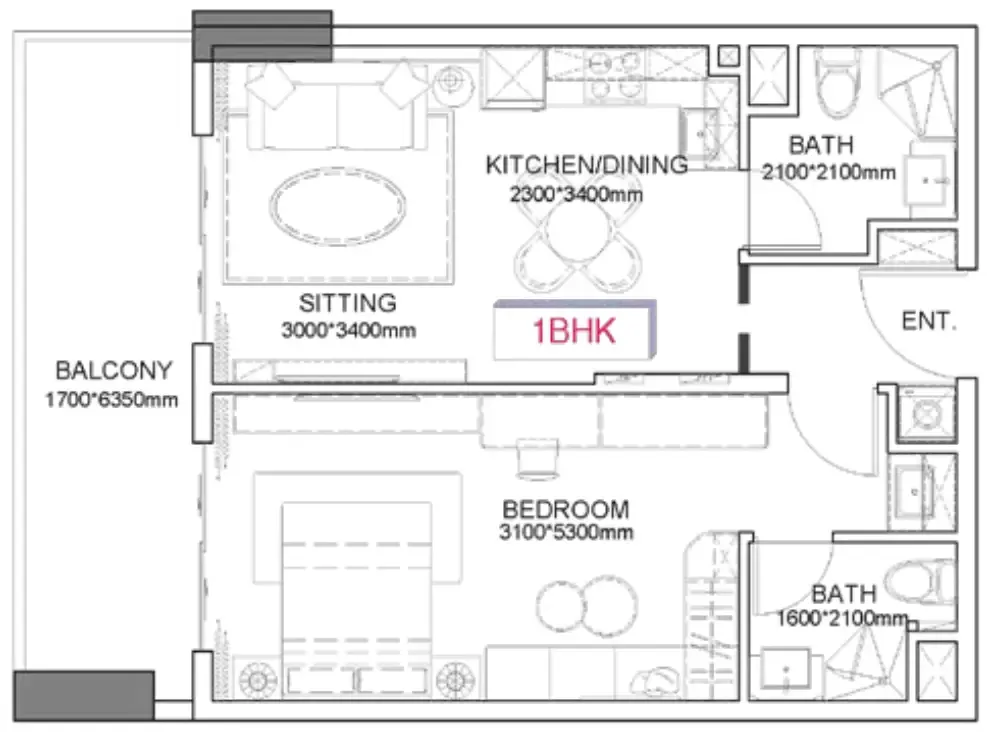 Lion Stone Properties Listone Residence floor plan