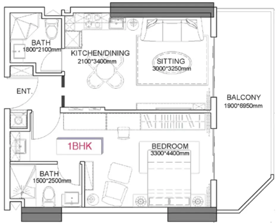 Lion Stone Properties Listone Residence floor plan