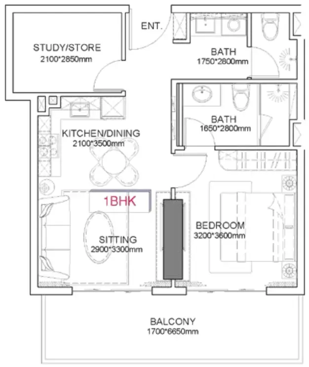 Lion Stone Properties Listone Residence floor plan
