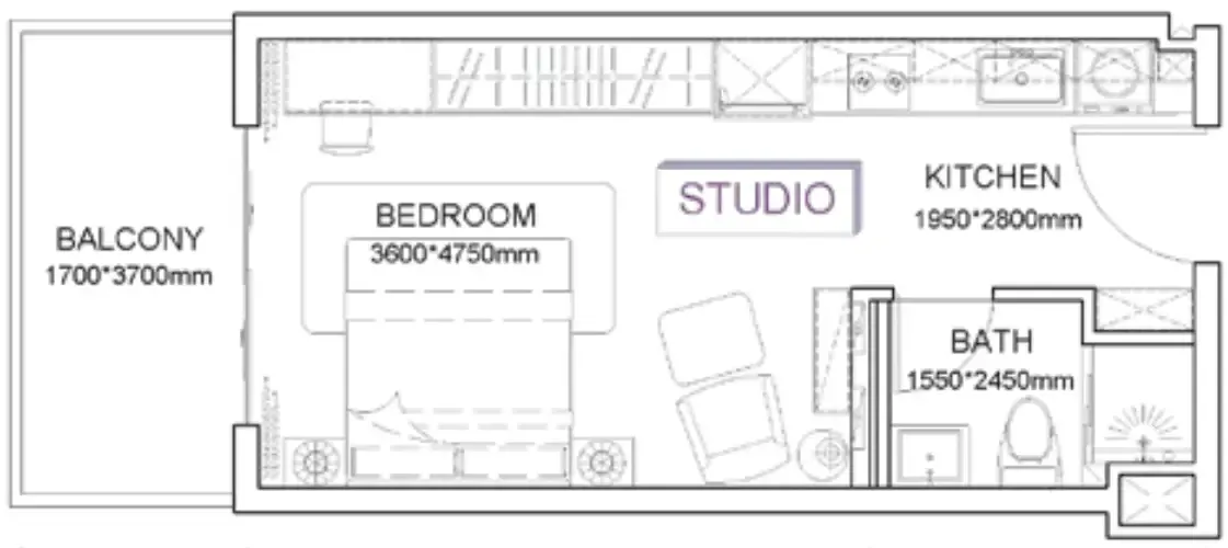 Lion Stone Properties Listone Residence floor plan