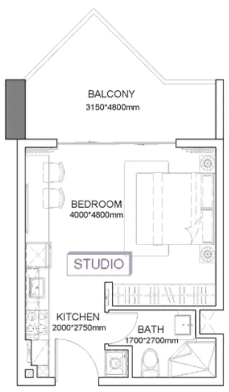 Lion Stone Properties Listone Residence floor plan