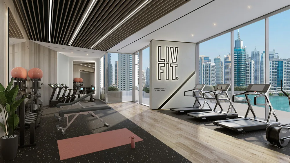 Gym amenity image at LIV Lux