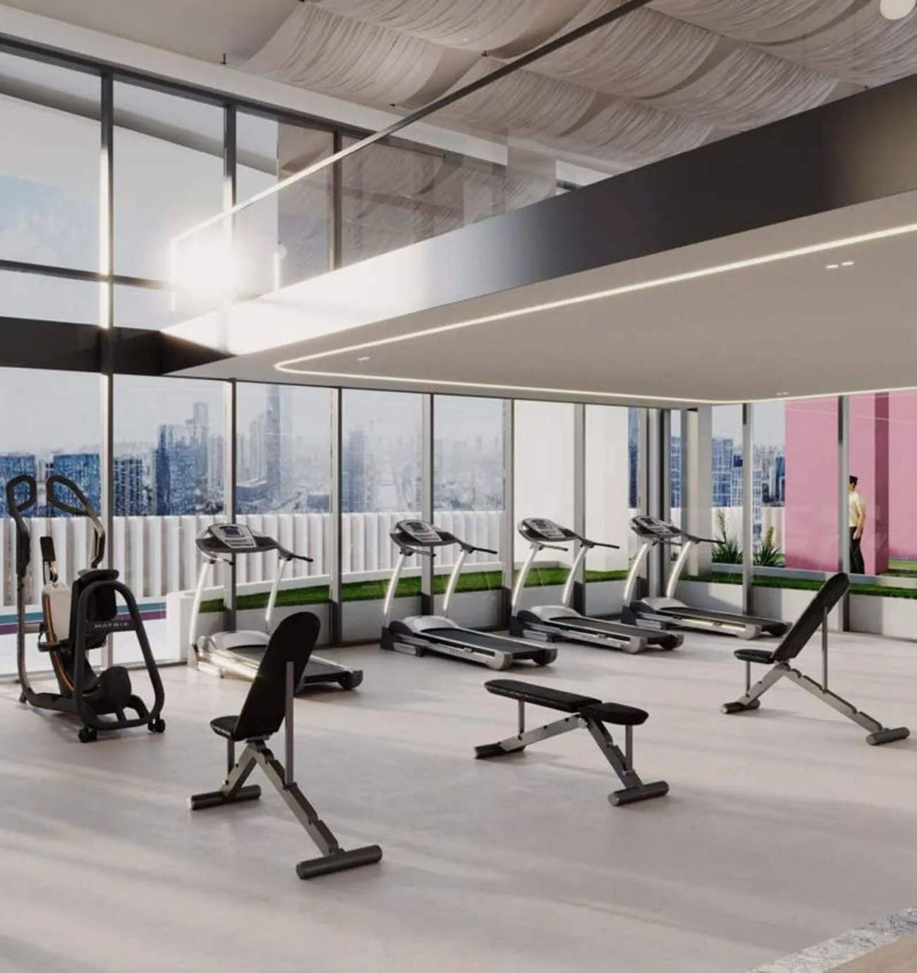 Gym amenity image at Lucky Oasis Residence