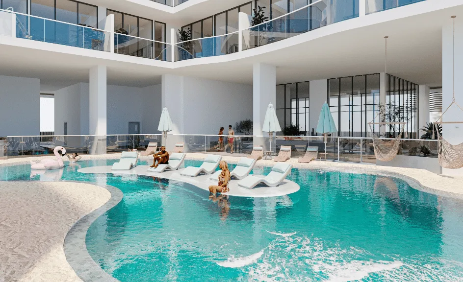 Swimming Pool amenity image at Lucky Oasis Residence