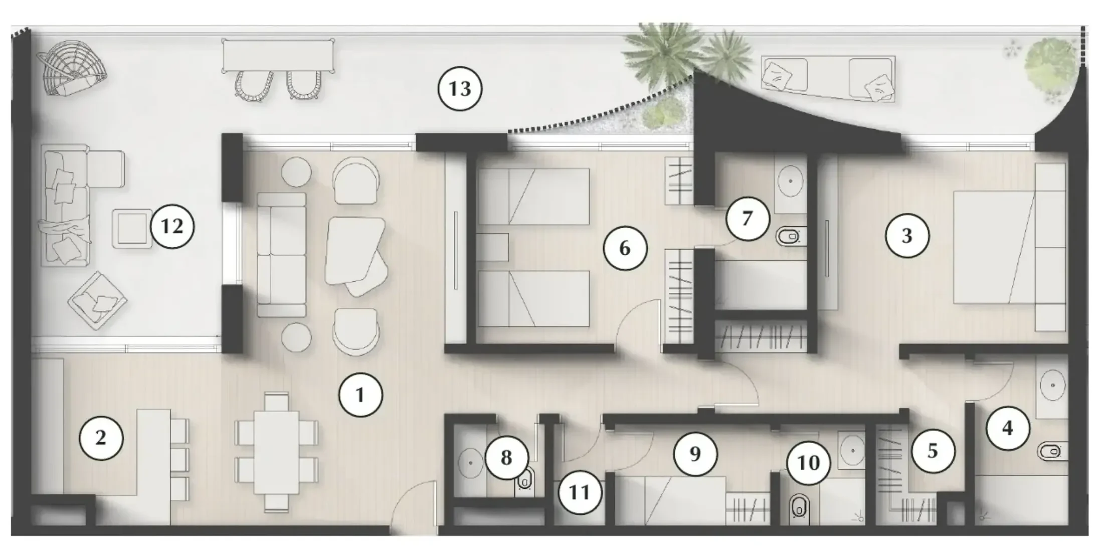 Zaya Developer Lunaya Terraces floor plan