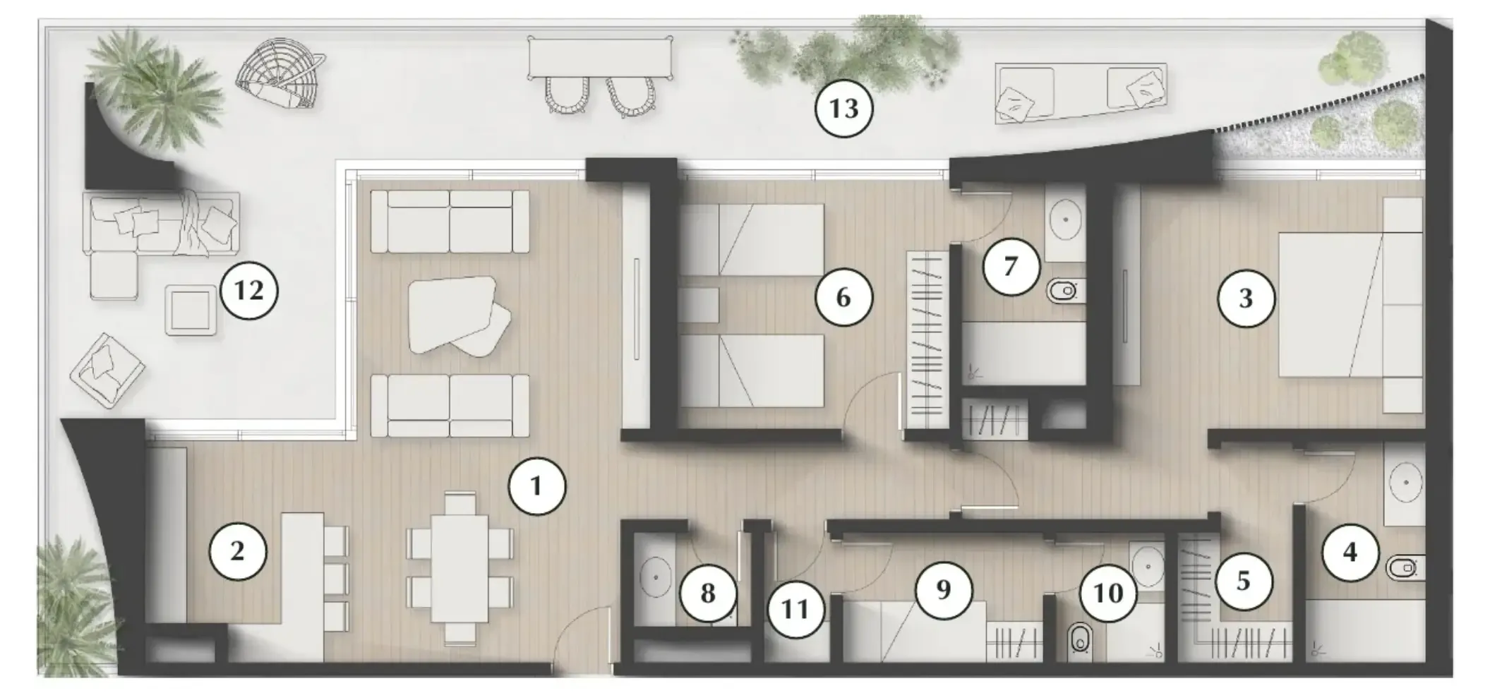 Zaya Developer Lunaya Terraces floor plan
