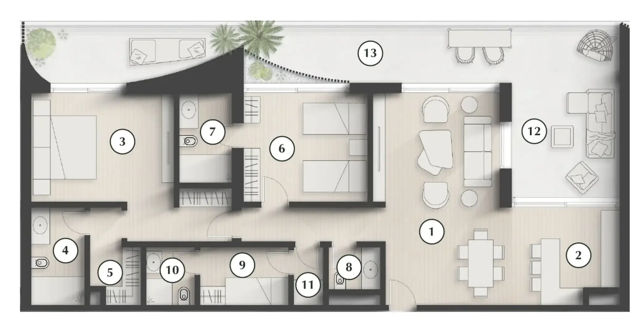Zaya Developer Lunaya Terraces floor plan