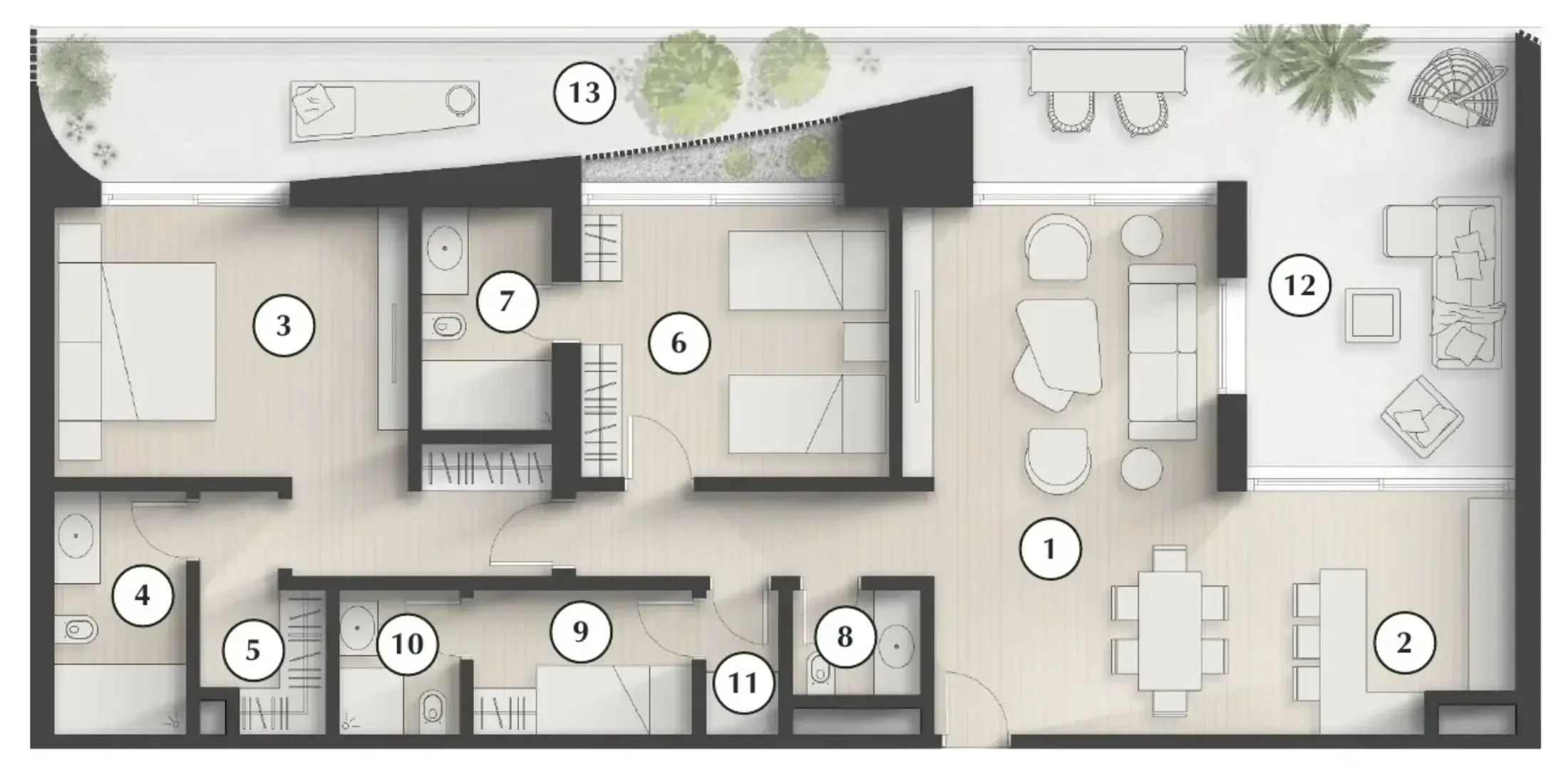 Zaya Developer Lunaya Terraces floor plan