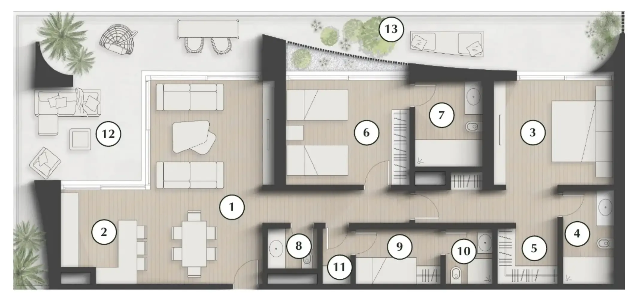 Zaya Developer Lunaya Terraces floor plan