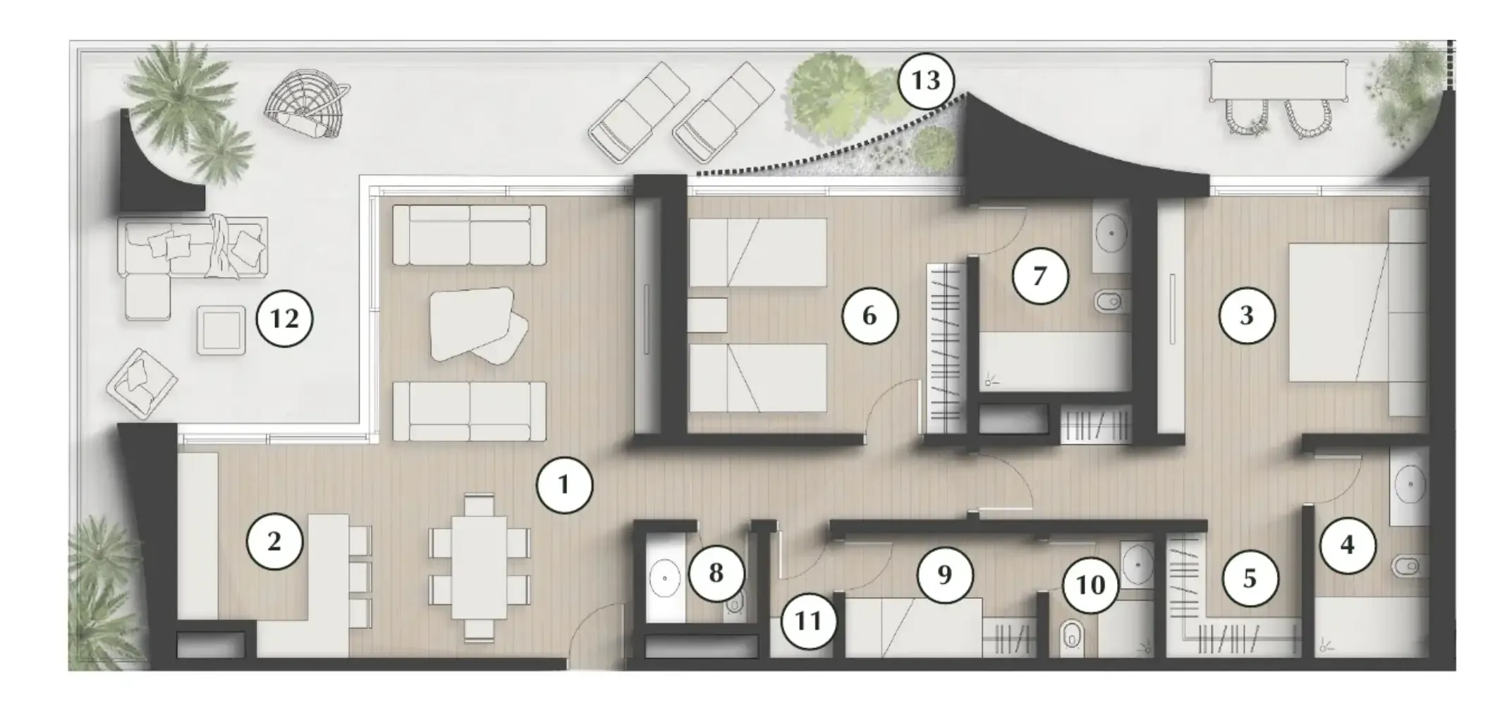 Zaya Developer Lunaya Terraces floor plan