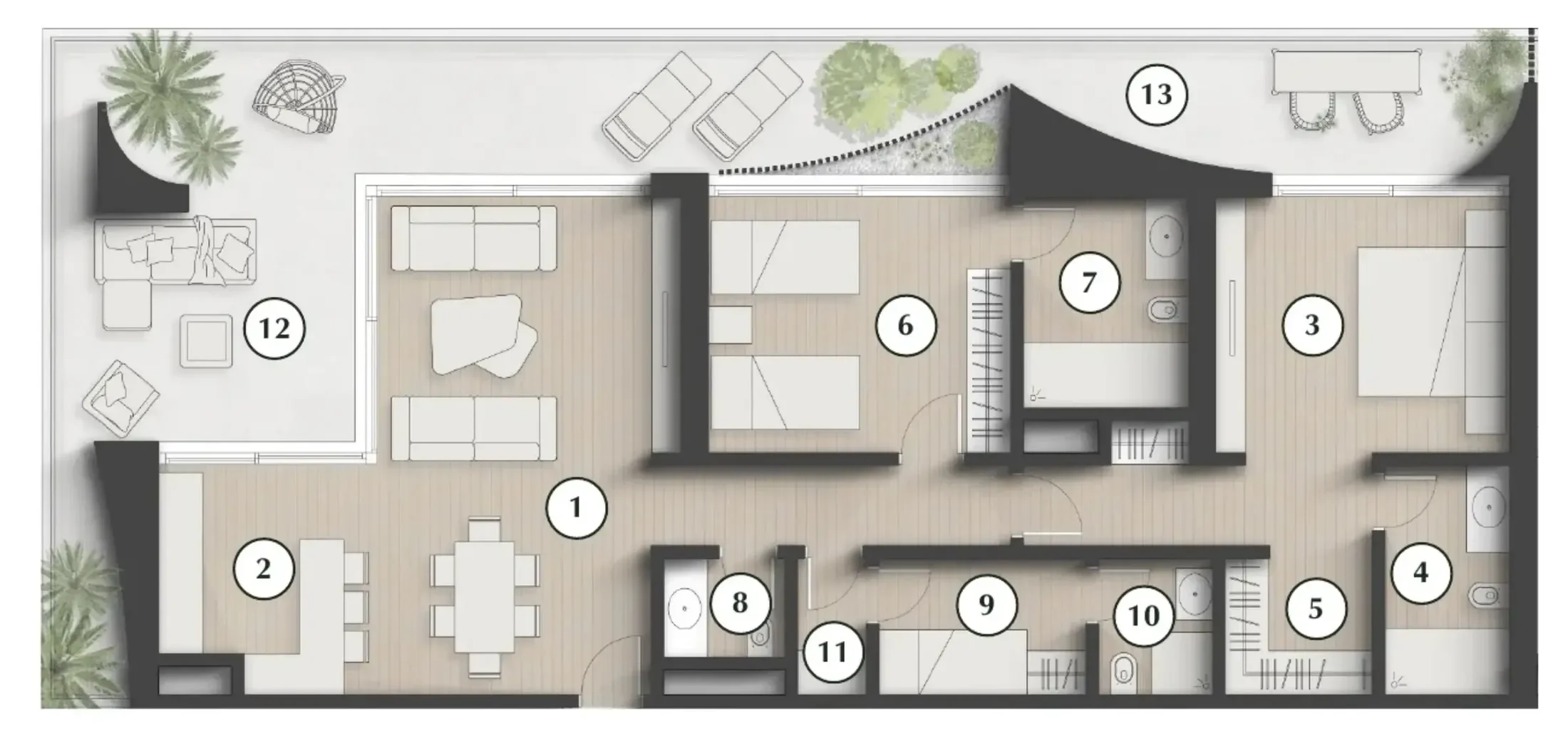 Zaya Developer Lunaya Terraces floor plan