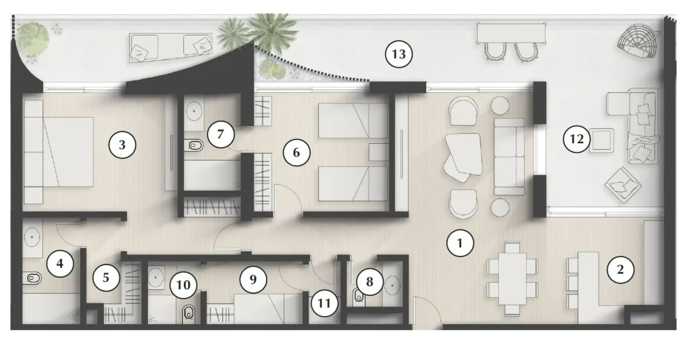 Zaya Developer Lunaya Terraces floor plan