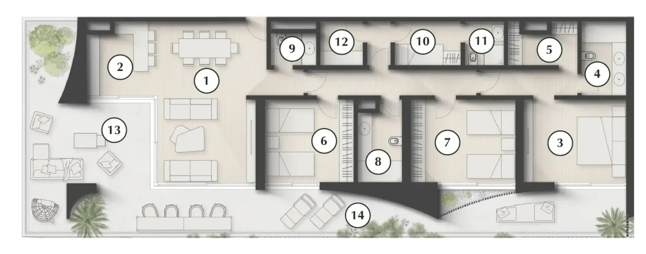 Zaya Developer Lunaya Terraces floor plan