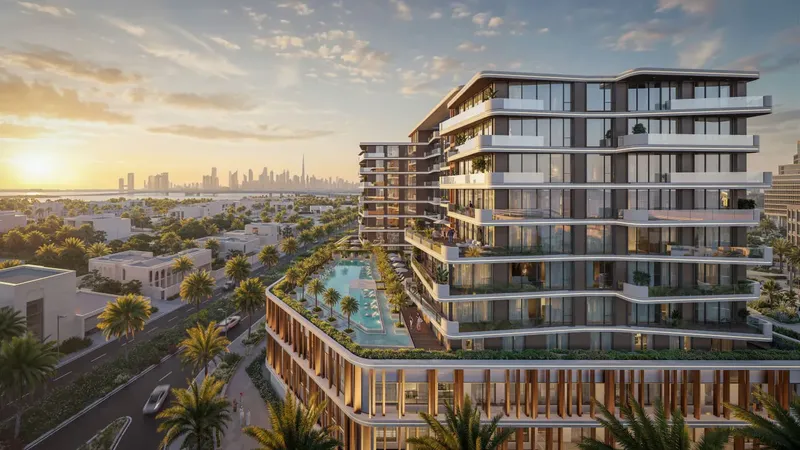 Exterior at Luzora Residence in Dubai Islands Dubai