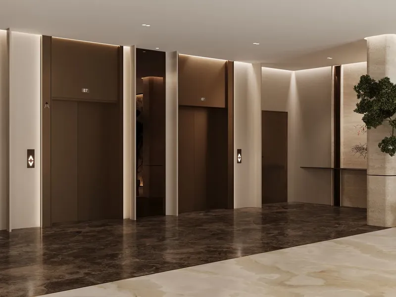 Lobby at Luzora Residence in Dubai Islands Dubai