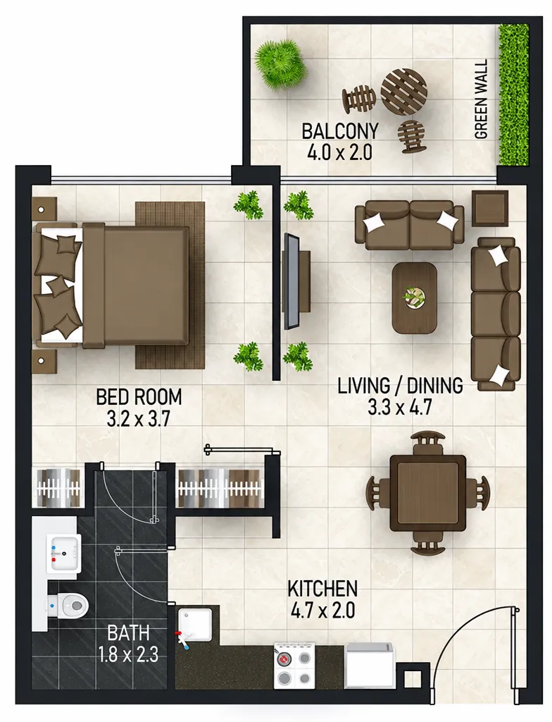 Fakhruddin Properties Development Maimoon Gardens floor plan