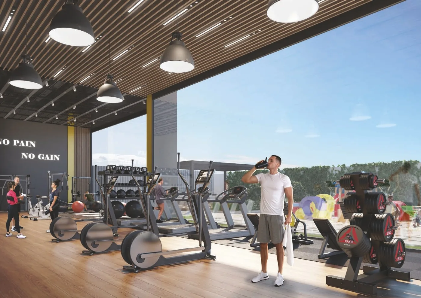 Gym amenity image at Maison Elysee III