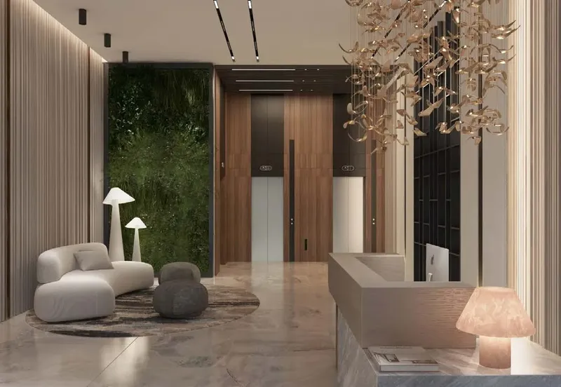 Lobby at Maison Elysee in JVC (Jumeirah Village Circle) Dubai