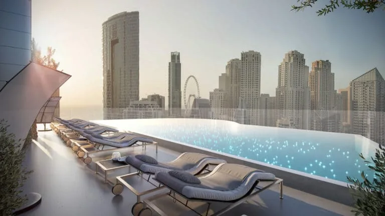 Rooftop Swimming Pool amenity image at Marina Star