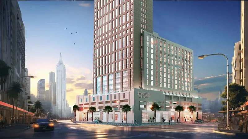 Exterior at Marriott Residences JVC in JVC (Jumeirah Village Circle) Dubai