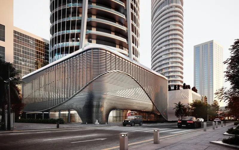 Exterior at Mercedes-Benz Places by Binghatti in Downtown Dubai Dubai