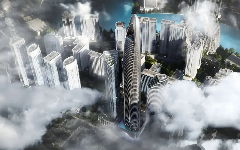 Exterior at Mercedes-Benz Places by Binghatti in Downtown Dubai Dubai