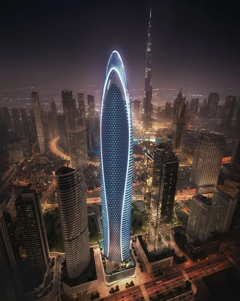 Exterior at Mercedes-Benz Places by Binghatti in Downtown Dubai Dubai